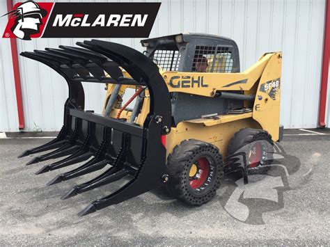 the right grapple for skid steer|heavy duty skid steer grapple.